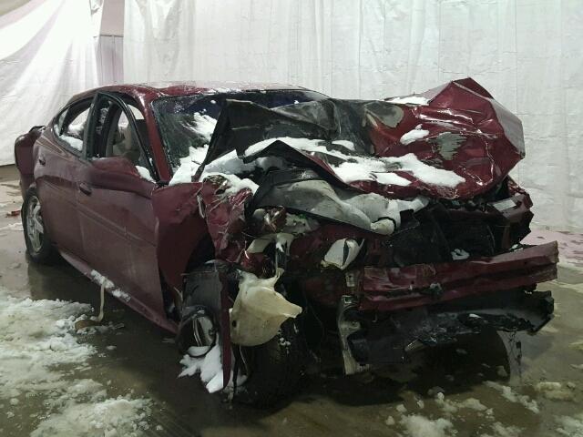 2G2WP522X41280719 - 2004 PONTIAC GRAND PRIX მუქწითელი ფოტო 1