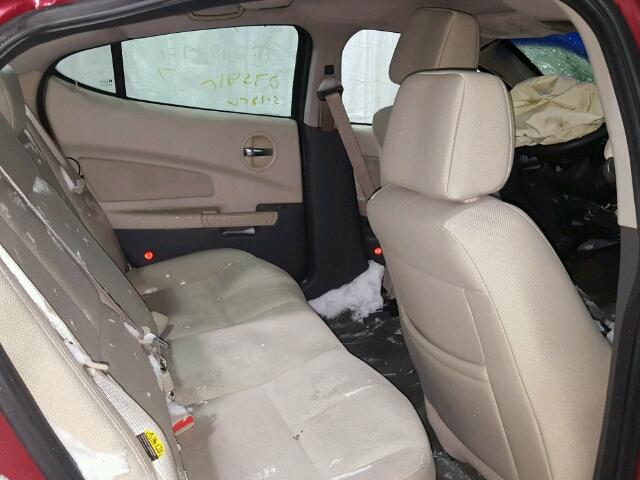 2G2WP522X41280719 - 2004 PONTIAC GRAND PRIX მუქწითელი ფოტო 6