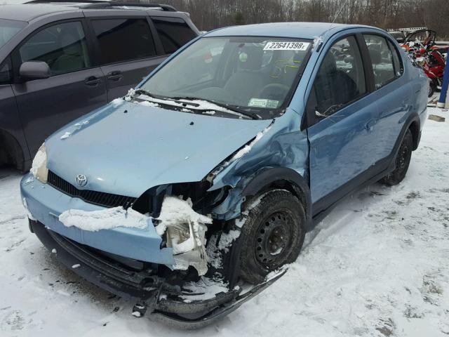 JTDBT123220227013 - 2002 TOYOTA ECHO TEAL photo 2