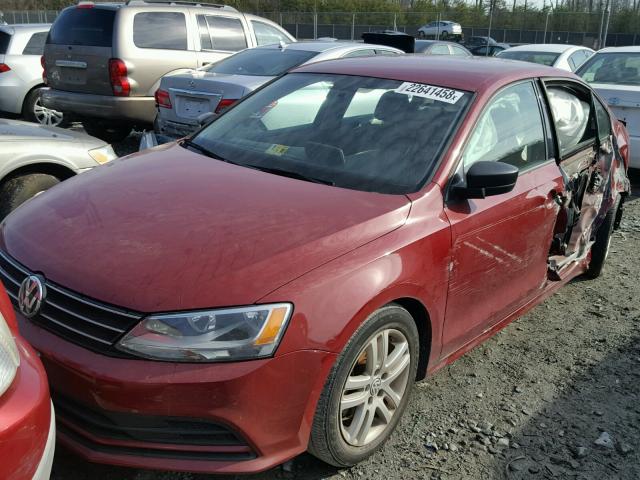 3VWD67AJ3GM287984 - 2016 VOLKSWAGEN JETTA SE RED photo 2