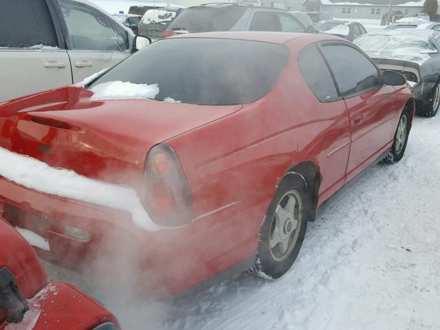 2G1WW12E139237297 - 2003 CHEVROLET MONTE CARL 红色 照片 4