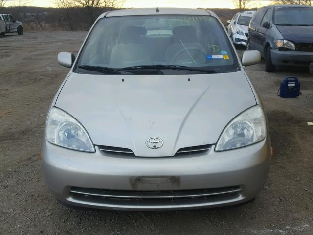 JT2BK18U330078981 - 2003 TOYOTA PRIUS SILVER photo 9