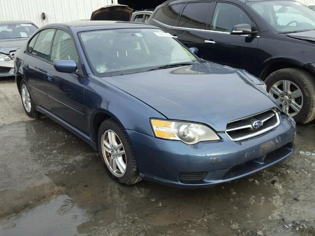 4S3BL616857213525 - 2005 SUBARU LEGACY 2.5 BLUE photo 1