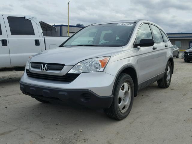 5J6RE38339L030866 - 2009 HONDA CR-V LX SILVER photo 2