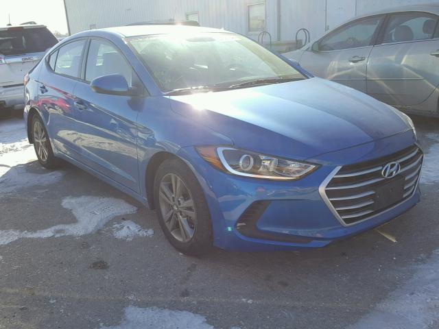 5NPD84LFXHH061825 - 2017 HYUNDAI ELANTRA SE BLUE photo 1