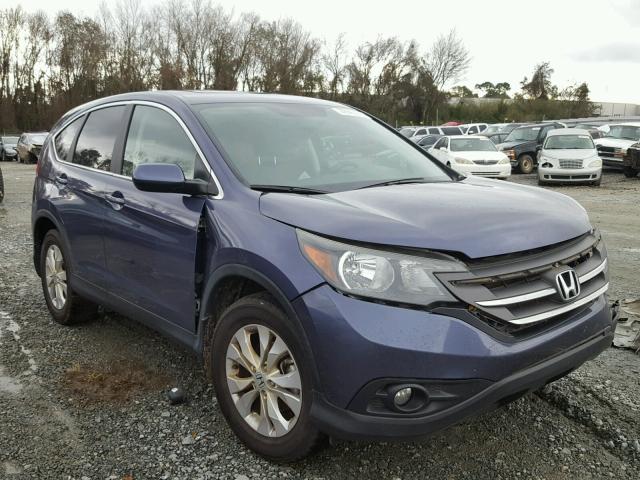 3CZRM3H52DG702717 - 2013 HONDA CR-V EX BLUE photo 1