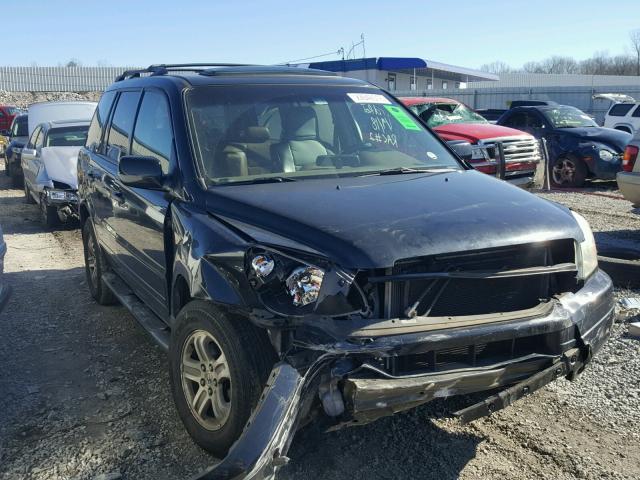 5FNYF18625B067515 - 2005 HONDA PILOT EXL BLACK photo 1