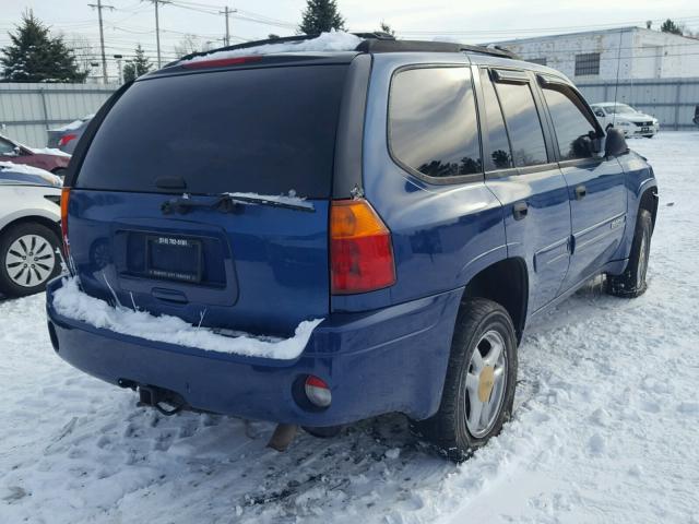 1GKDT13S752137335 - 2005 GMC ENVOY BLUE photo 4