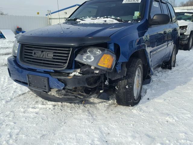 1GKDT13S752137335 - 2005 GMC ENVOY BLUE photo 9