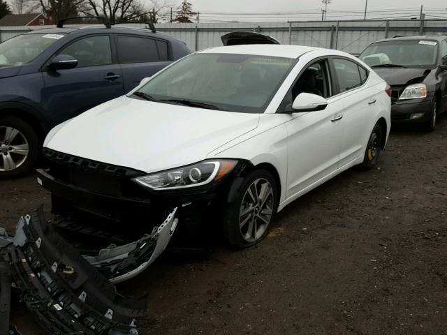 5NPD84LFXHH004203 - 2017 HYUNDAI ELANTRA SE WHITE photo 2