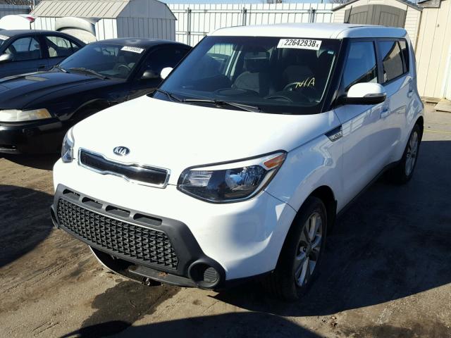 KNDJP3A52E7027470 - 2014 KIA SOUL + WHITE photo 2