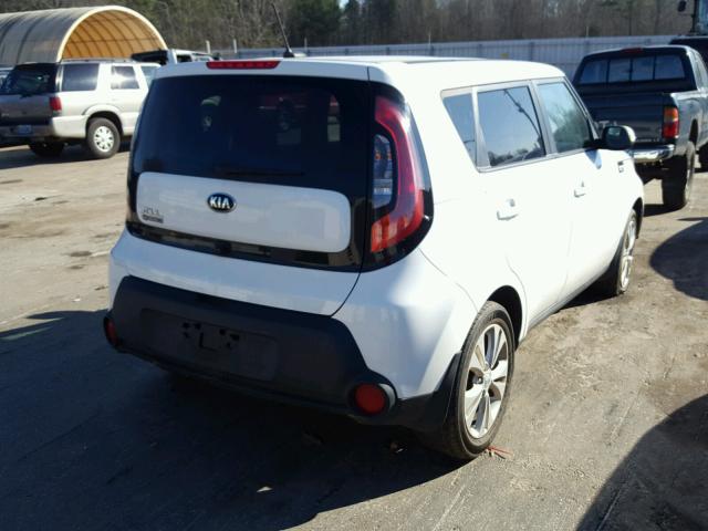 KNDJP3A52E7027470 - 2014 KIA SOUL + WHITE photo 4