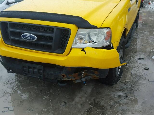 1FTPW14594KA65335 - 2004 FORD F150 SUPER YELLOW photo 9