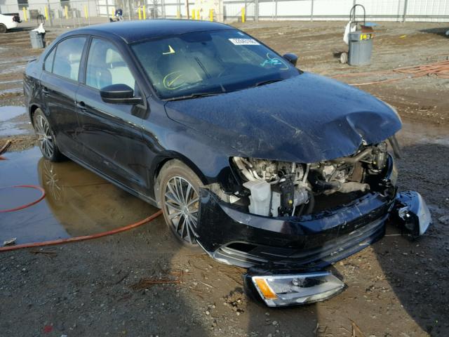 3VWD17AJ0FM223771 - 2015 VOLKSWAGEN JETTA SE BLACK photo 1