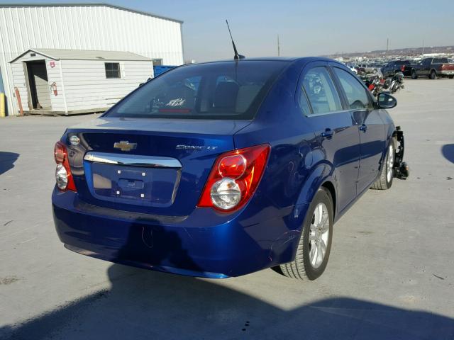 1G1JC5SH0C4194109 - 2012 CHEVROLET SONIC LT BLUE photo 4