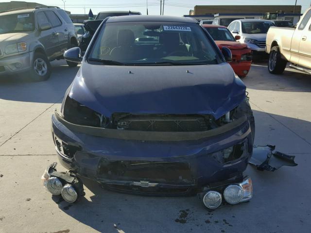 1G1JC5SH0C4194109 - 2012 CHEVROLET SONIC LT BLUE photo 9