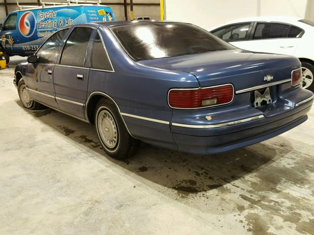 1G1BL52W2RR144651 - 1994 CHEVROLET CAPRICE CL 蓝色 照片 3