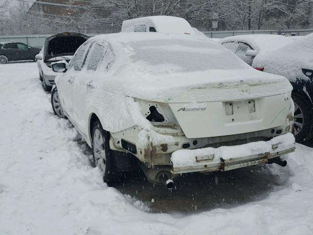 1HGCP36828A084448 - 2008 HONDA ACCORD EXL WHITE photo 3