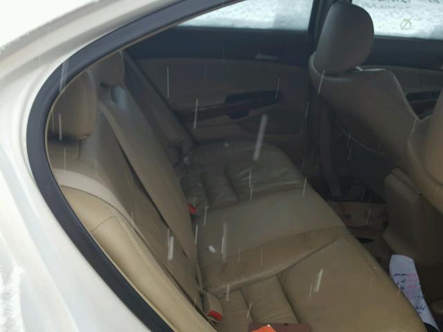 1HGCP36828A084448 - 2008 HONDA ACCORD EXL WHITE photo 6