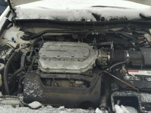 1HGCP36828A084448 - 2008 HONDA ACCORD EXL WHITE photo 7