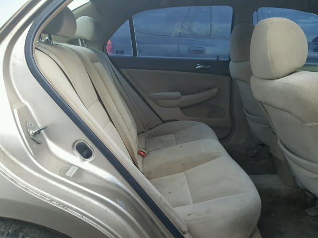 1HGCM56634A116661 - 2004 HONDA ACCORD EX TAN photo 6