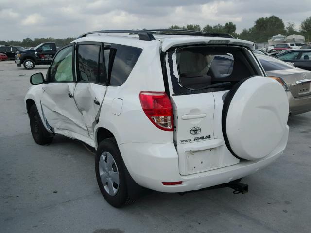 JTMZD33V285114052 - 2008 TOYOTA RAV4 WHITE photo 3