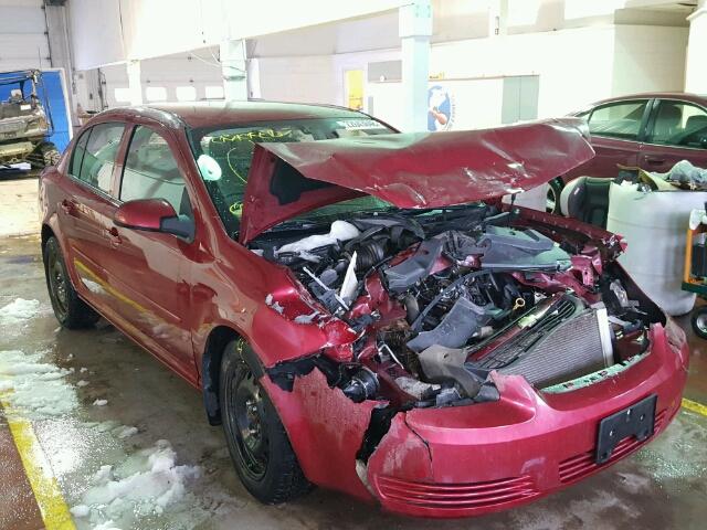 1G1AD5F52A7132803 - 2010 CHEVROLET COBALT 1LT RED photo 1