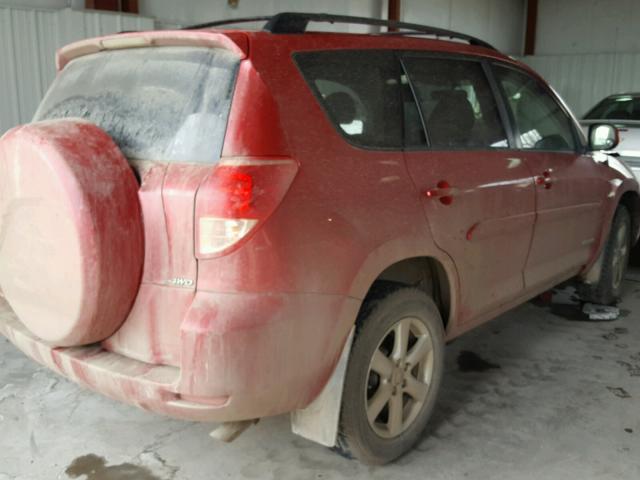 JTMBK31V776027430 - 2007 TOYOTA RAV4 LIMIT RED photo 4