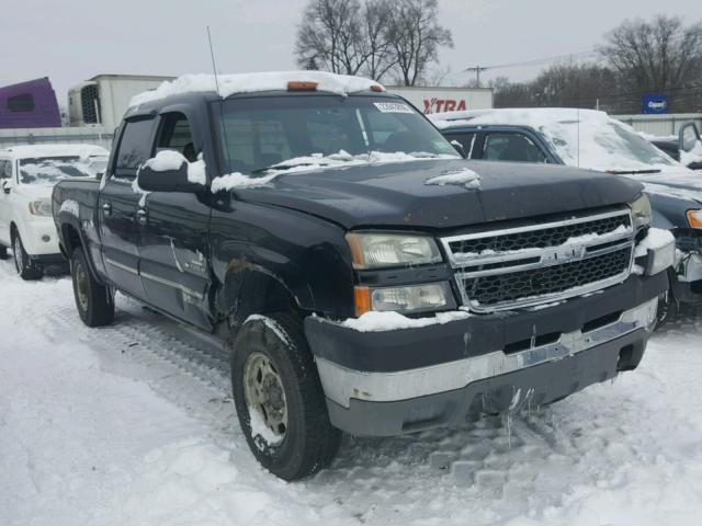 1GCHK23U75F804856 - 2005 CHEVROLET SILVERADO BLACK photo 1