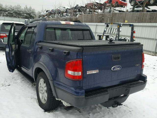 1FMEU51E18UA30965 - 2008 FORD EXPLORER S BLUE photo 3