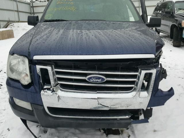 1FMEU51E18UA30965 - 2008 FORD EXPLORER S BLUE photo 9