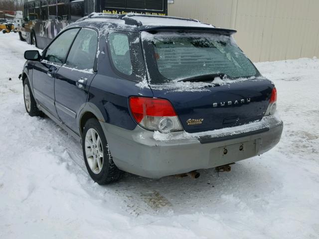 JF1GG68585H811752 - 2005 SUBARU IMPREZA OU BLUE photo 3