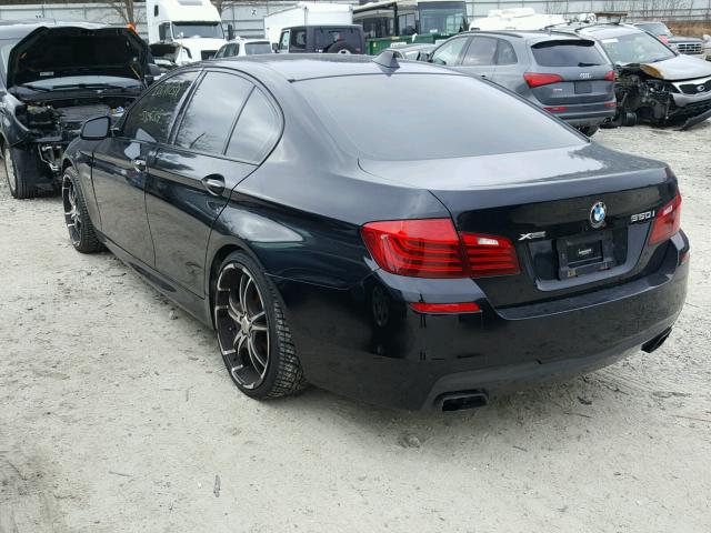 WBAKP9C56ED693542 - 2014 BMW 550 XI BLACK photo 3