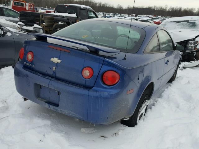 1G1AK15F267606605 - 2006 CHEVROLET COBALT LS BLUE photo 4