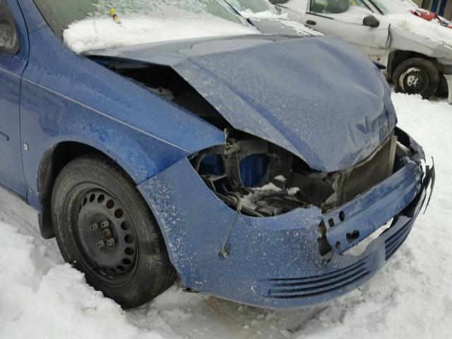 1G1AK15F267606605 - 2006 CHEVROLET COBALT LS BLUE photo 9