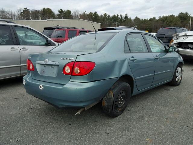 2T1BR32E85C336338 - 2005 TOYOTA COROLLA CE GREEN photo 4