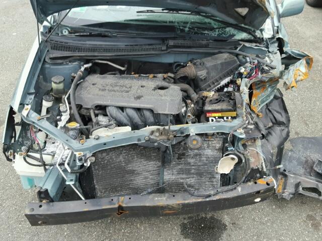 2T1BR32E85C336338 - 2005 TOYOTA COROLLA CE GREEN photo 7