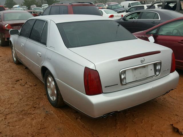 1G6KD54Y82U256475 - 2002 CADILLAC DEVILLE SILVER photo 3