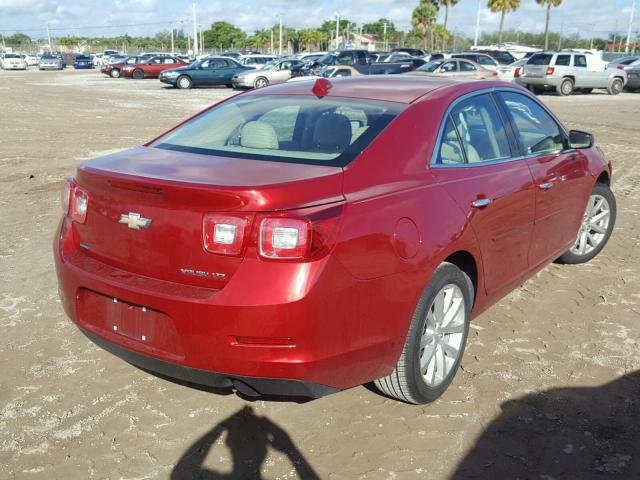 1G11H5SA1DF245241 - 2013 CHEVROLET MALIBU LTZ RED photo 4