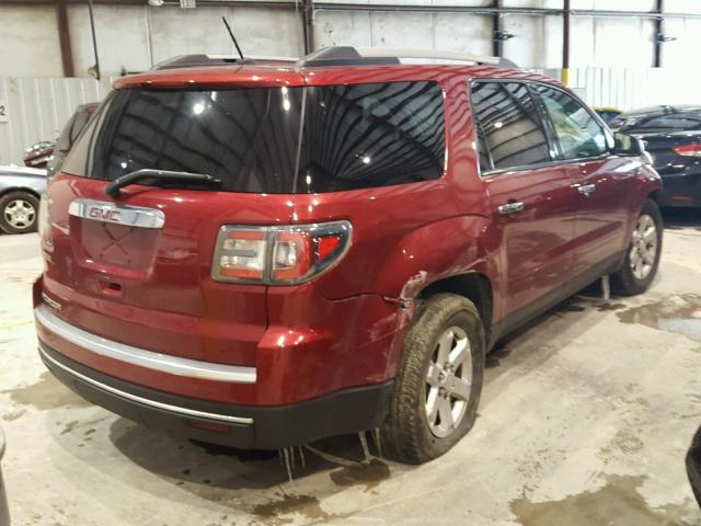 1GKKRPKDXDJ250549 - 2013 GMC ACADIA SLE MAROON photo 4