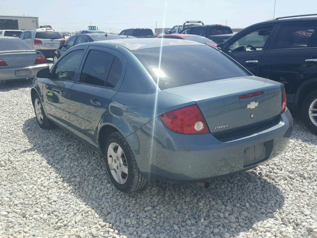 1G1AK52F757563440 - 2005 CHEVROLET COBALT BLUE photo 3