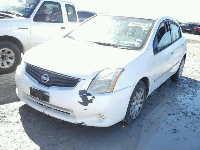 3N1AB6AP0CL631631 - 2012 NISSAN SENTRA 2.0 WHITE photo 2