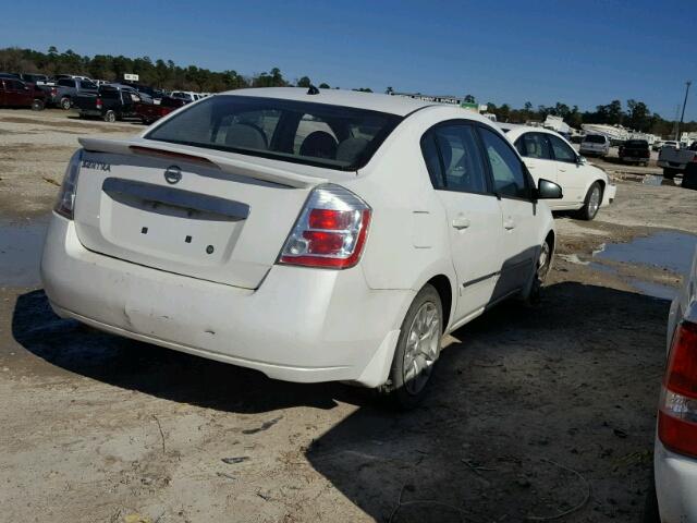 3N1AB6AP0CL631631 - 2012 NISSAN SENTRA 2.0 WHITE photo 4