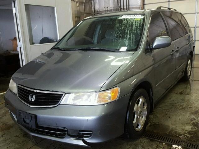 2HKRL18681H514745 - 2001 HONDA ODYSSEY EX GRAY photo 2