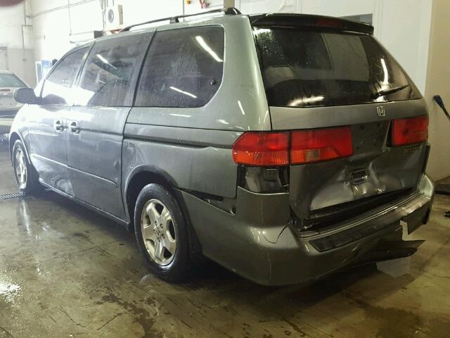 2HKRL18681H514745 - 2001 HONDA ODYSSEY EX GRAY photo 3