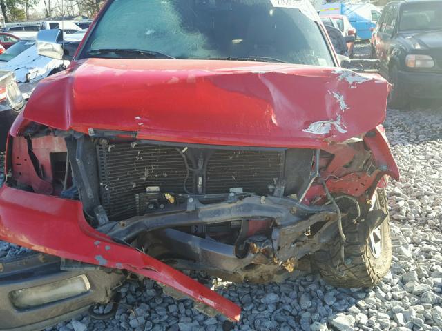 1FTPX14574NC10867 - 2004 FORD F150 RED photo 9