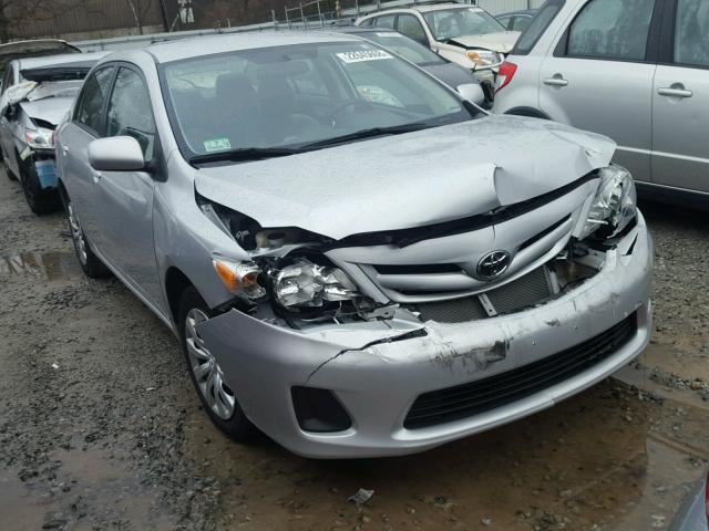 5YFBU4EE2CP057075 - 2012 TOYOTA COROLLA BA SILVER photo 1