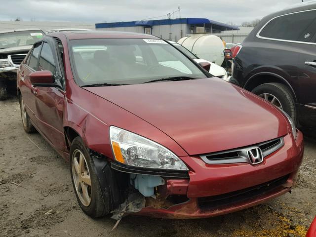 1HGCM56664A111048 - 2004 HONDA ACCORD EX MAROON photo 1