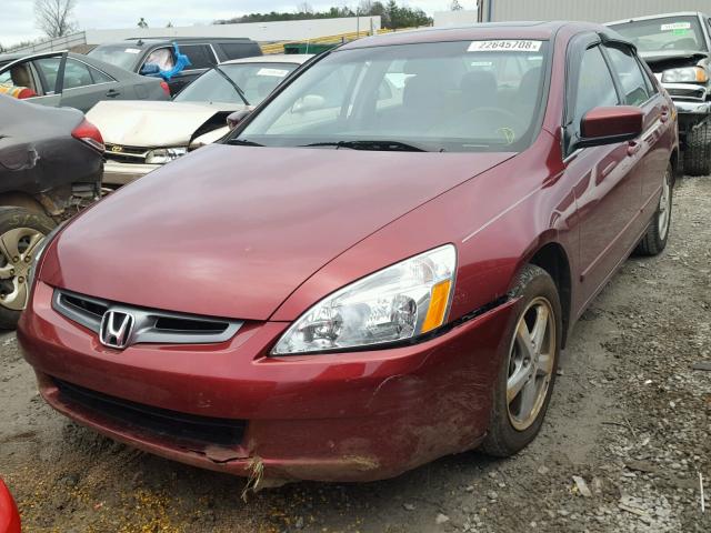 1HGCM56664A111048 - 2004 HONDA ACCORD EX MAROON photo 2