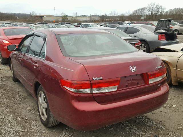 1HGCM56664A111048 - 2004 HONDA ACCORD EX MAROON photo 3